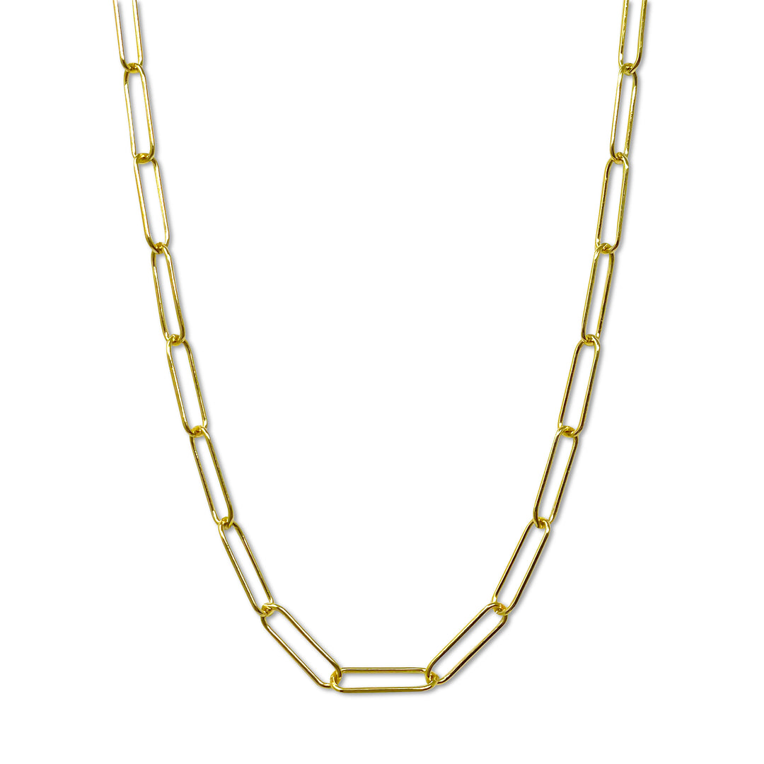 Large Golden Links Necklace