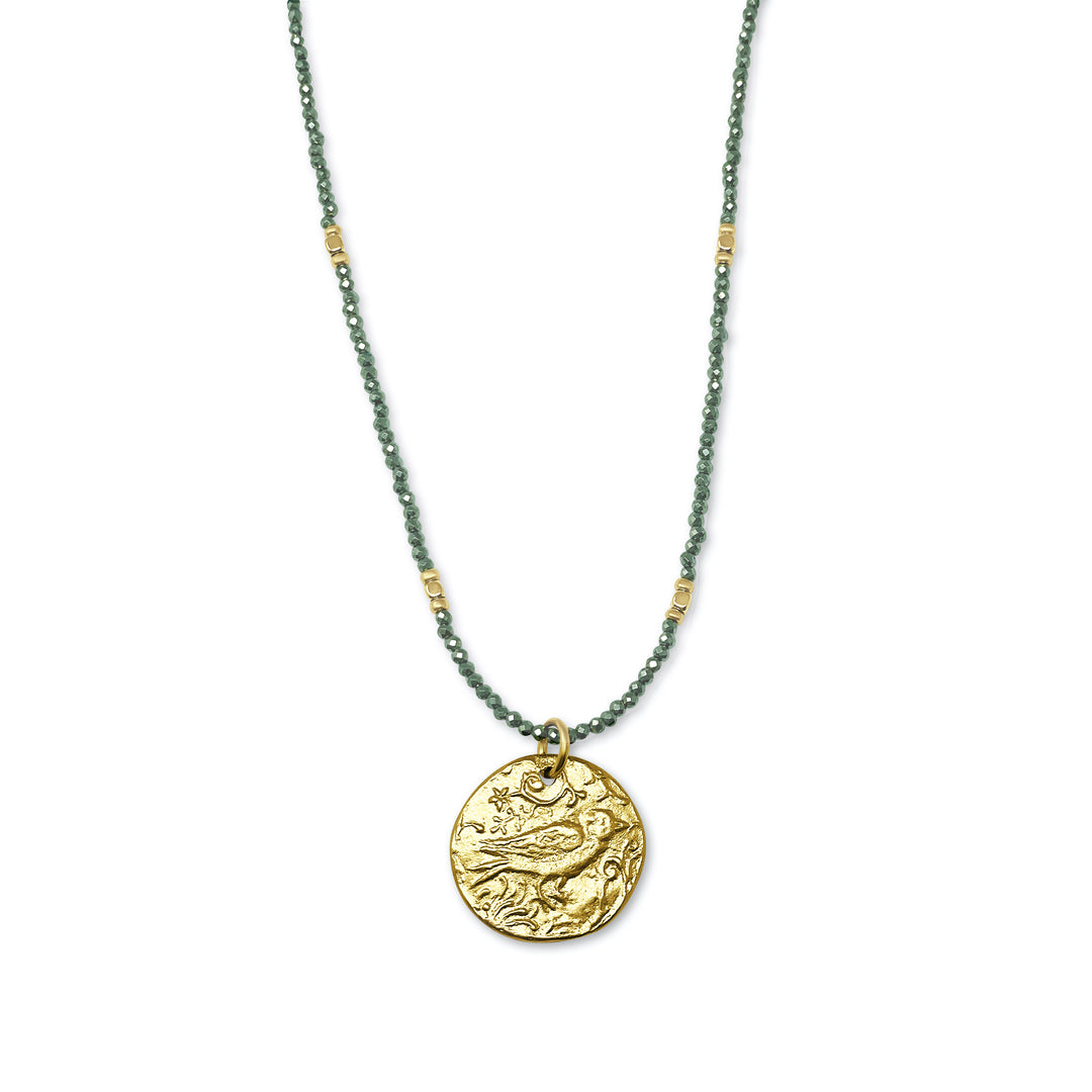 Songbird Medallion Necklace