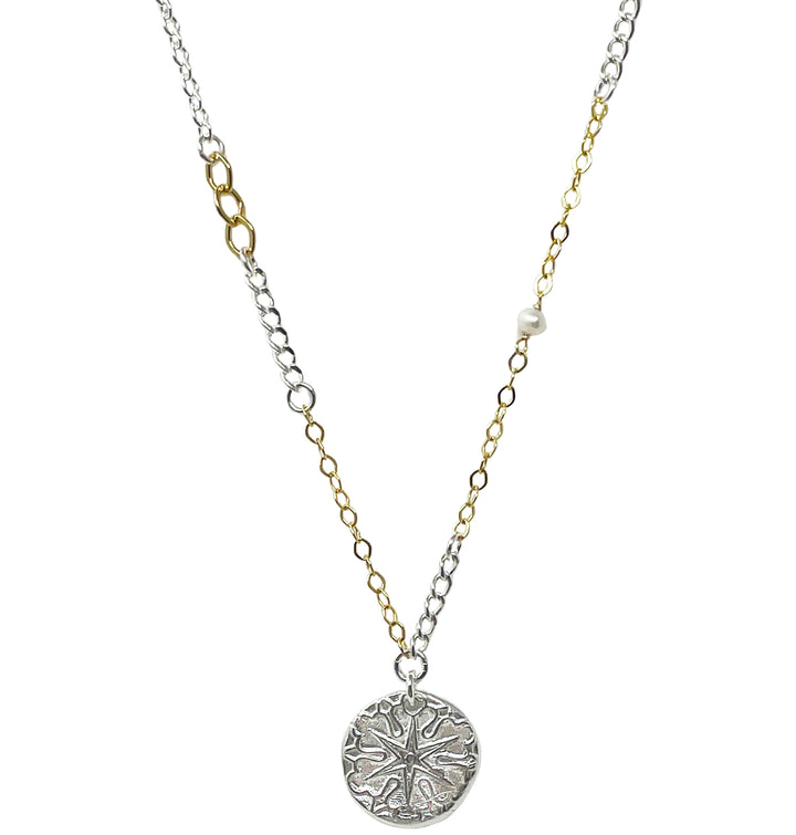 Compass Rose Medallion Necklace