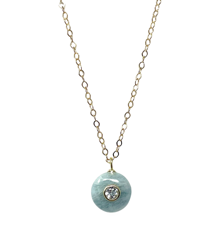 Aquamarine Soleil Necklace
