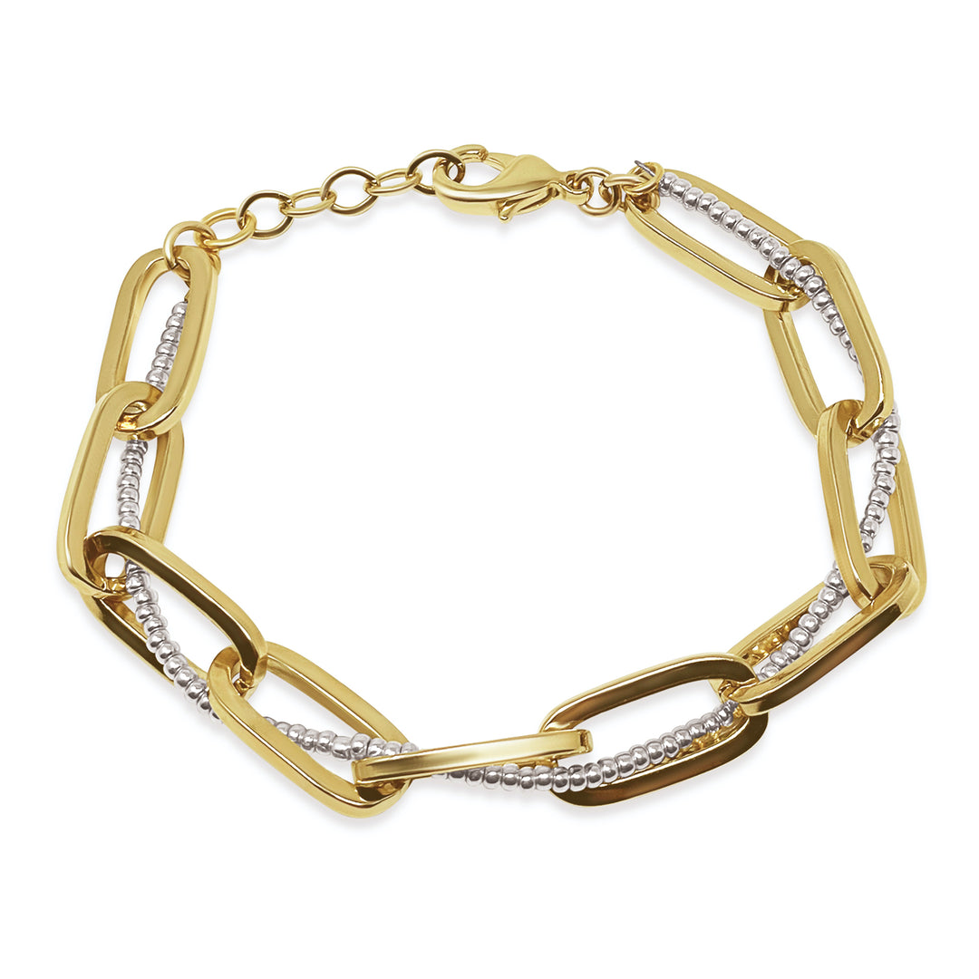 Meridian Bracelet - Gold and silver