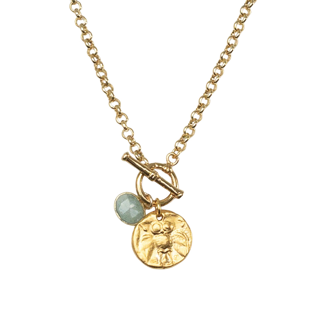Owl Medallion Necklace