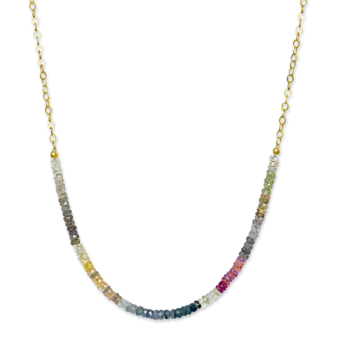Rainbow Sapphire Necklace