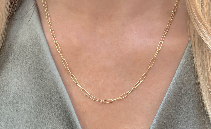 Essential Golden Links Necklace